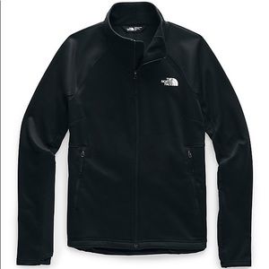 Women’s black polyester shell north face. Sz M